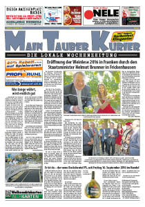 Ausgabe 8 - 2016 Main Tauber Kurier